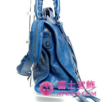 バレンシアガ（BALENCIAGA）ザ・シティ　レディースハンドバッグ　ブルー　115748-D94JT-4175 